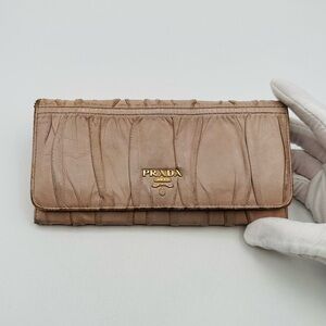 Prada Leather Crease Wallet